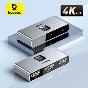 BASEUS | Baseus HDMI-compatible Switcher 4K 60Hz Bi-Direction 1x2/2x1 HDR Audio Adapter for PS4 TV Box 4K HD HDMI-compatible Switcher