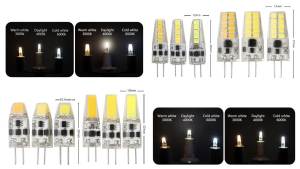 10 Chiếc G4 12V COB LED 3W Bóng Đèn Thay Thế Halogen 20W 3000K 4000K 6000K Mặt Dây Pha Lê Nguồn Sáng Cho Phòng Khách