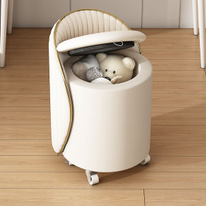 Cosmetic Chair Modern Minimalist Dresser Internet Celebrity Stool Girls Bedroom Nail Cream Wind Movable Storage Chair