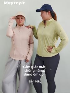 maytryit | Long Sleeve Sun Protection Yoga Suit and Jacket