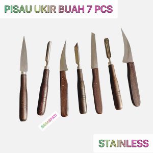 PISAU UKIR BUAH 1 SET - PISAU GARNISH - PISAU TUMPENG - PISAU BUAH PEPAYA