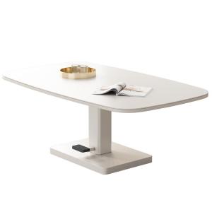 GUANYU | Adjustable Dual-purpose Coffee Dining Table Tempered Glass