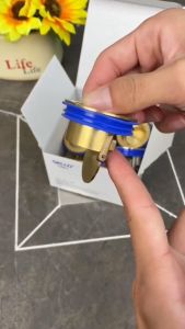 Nắp đậy cống thoát nước sàn nhà tắm chống mùi hôi chống côn trùng bằng đồng thau đường kính 33-41mm