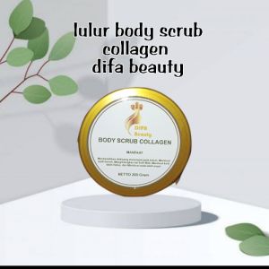 BODY SCRUB COLLAGEN Pemutih Badan 200grm by DIFA
