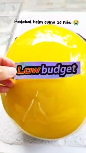 Stiker Low Budget & Hologram Rainbow: Desain Unik untuk HP Case & Aksesoris Motor Helm