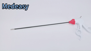 Laparoscopic Disposable Instrument Toothed Grasper with white handle 5mm*330mm