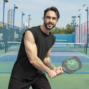 Vợt tập luyện bề mặt ATNEW BV51-01 16MM bằng sợi carbon chịu nhiệt 3K Vợt Pickleball T700 bằng sợi carbon