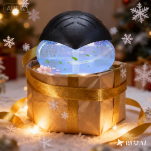 Christmas gift water-based air purifier air revitalizer and freshener indoor air freshener with 7-color LED changing lights (b