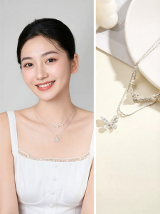 SANFU | Refreshing Double Layer Design Necklace