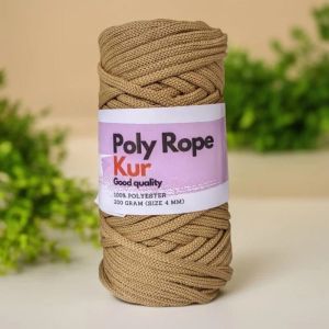 BENANG RAJUT POLY ROPE 4MM 200GRAM
