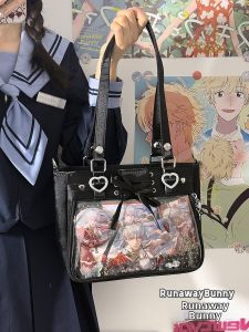 Stylish Universal Transparent Satin Shoulder Bag