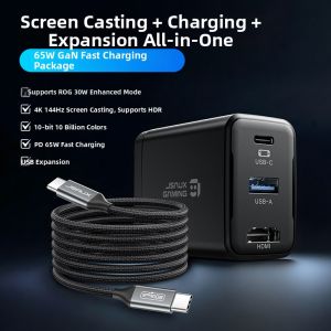 JSAUX | Switch 2 Compatible HDMI Adapter 4K 8K HDR