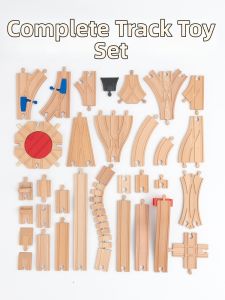 LEKU | DIY Wooden Train Track Accessory Kit