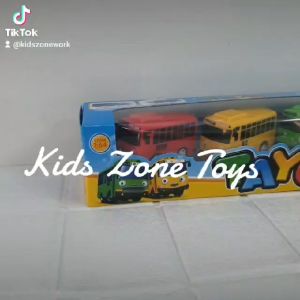 Mainan Anak Mobil Tayo The Little Bus PullBack 1 Set Isi 4Pcs Kendaran
