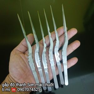 (Hàng Thủ Công) 1 Nhíp độ thanh Sơn Hoa Văn đã Mài chuốt kĩ càngđẹp như hình ngành ráy tai