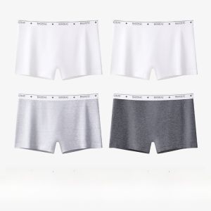 MiiOW | Pure Cotton Anti-Light Safety Pants Womens Two-In-One Comfortable Briefs Anti-Bacterial Flat-Cut Underwear Ladies New 2025