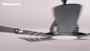 [𝐅𝐑𝐄𝐄 𝐃𝐄𝐋𝐈𝐕𝐄𝐑𝐘] PANASONIC F-M12EC (48") WIFI Dc Motor Ceiling Fan 3 Blade F-M12ECVBKH