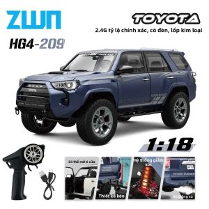 Xe Điều Khiển Từ Xa ZWN GH4-029 Full Scale 2.4G Có Đèn LED Và Âm Thanh Xe Leo Núi Địa Hình Đồ Chơi Xe RC RTR Dành Cho Độ Tuổi 14+