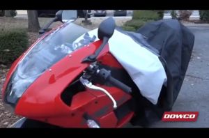 Motorcycle Cover Waterproof Makapal Dust UV Protection Thickened Universal Motor Cover Raincoat Reflective Strips Cover with Lock-Holes 