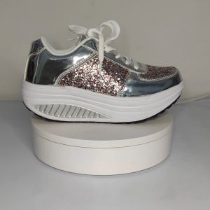 Prikol Murah Korea Sepatu Kerja Wanita Sneakers Tinggi Cewek Import Sepatu Dansa Flatshoes Cantik Kekinian 084