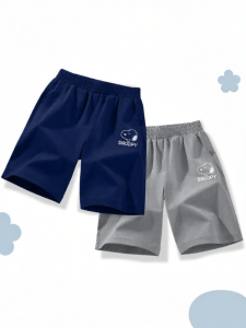 Snoopy | Slim Fit Icy Silk Fast-Drying Shorts