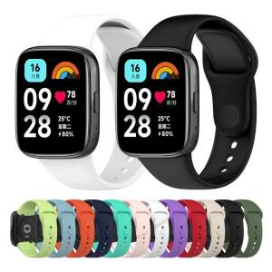 Silicone Strap For Redmi Watch 3 Active Smart Watch Sport Strap Bracelet For Redmi Watch 3 Lite Watchbands Accessories Band