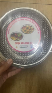 Rổ Hấp Bộ Khay Lọc Tiến Thành Hứng Dầu kèm Lưới Inox 20cm- Dụng cụ để đồ chiên nướng