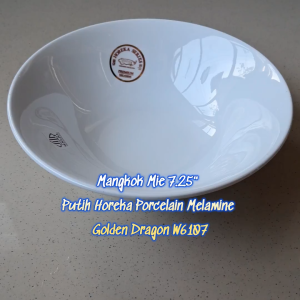 Mangkok Mie 7.25" Horeka Porcelain Melamine - Golden Dragon W6107