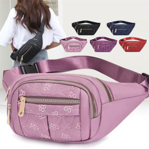 Womens Waist Bag Oxford Cloth Waterproof Belt Bags Designer Crossbody Chest Bag Female Fashion Fanny Pack Banana Hip Purse