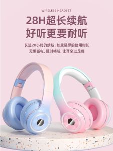 Berlin Sound Overhead Bluetooth Earphones Noise Reduction FM Exam Professional Headphones for College Students HiFi Plastic Material