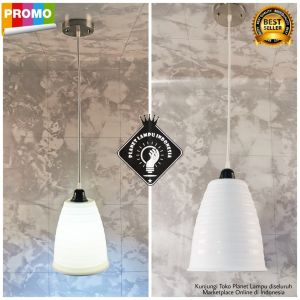 KAP LAMPU GANTUNG HIAS MINIMALIS CAFE PLAFON DEKORASI RUANG TAMU VINTAGE MODERN MURAH E1