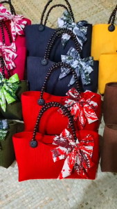 Native Bag Franchescas collection Eco Friendly Jute twine with wooden beads