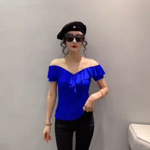 ผู้หญิงเสื้อปัก ฤดูร้อน เซ็กซี่ ผู้ใหญ่ หู ไปให้มา แฟชั่น ใหม่ฤดูใบ ไม้