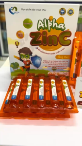 Siro kẽm Alpha Zinc Nhất Tâm dùng được trẻ từ 6 tháng tuổi chán ăn ăn không ngon sức đề kháng yếu