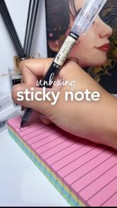 200 Sheets Long Line Sticky Notepad INS Post Sticky It Notes Large Tag Students Note Paper Office Computer Message Board Sticky Notes