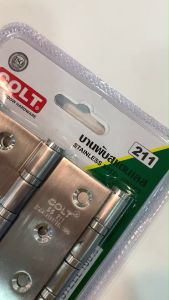 บานพับประตูสเตนเลส 4 ลูกปืนหัวตัด COLT LITE รุ่น 211 สีสเตนเลส