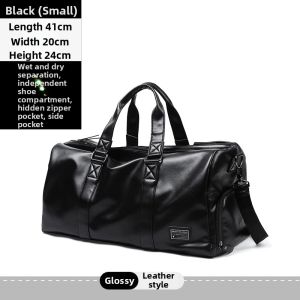 Moyyi | Leather Large Capacity Travel Backpack Dry-Wet Separation