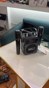 Loa Nghe Nhạc Karaoke Xịn S17Pro Loa 10cm Căng Chắc Tiếng Treble Sáng Kèm 2 Micro Cao Cấp Pin Sạc Đa Dạng Kết Nối Nhạc Cụ Micro Rời OTG... Pin Tới 10.000mAh