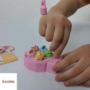 Móc khóa đồ chơi câu cá - phụ kiện giải trí cho bé