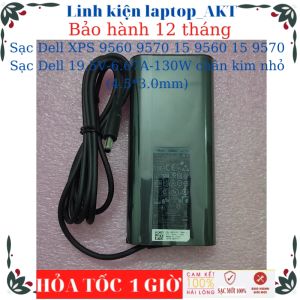 Sạc laptop Dell XPS 9560 9570 15 9560 15 9570 Plus 7620 7630 7420 7430 7610 Sạc Dell 19.5V-6.67A-130W chân kim nhỏ( 4.5*3.0mm)