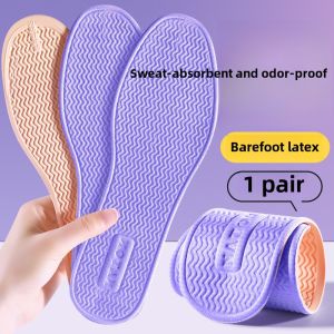 Ultra-Thin Breathable Womens Shoe Insoles Summer No-Sock Option Sweat-Absorbing Odor-Blocking Ice-Cool Non-Stick Feet