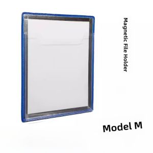 Thickened Magnetic File Folder Office A4 Document Holder Transparent Wall Hanging Storage Box Horizontal And Vertical Version