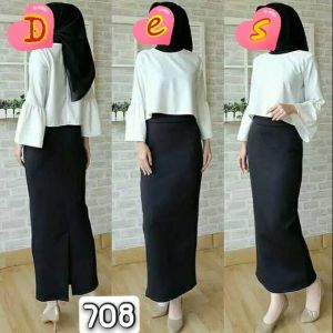 Des rok 708 Spanimpor pakaian wanita model kekinian fashionable kualitas terjamin harga terjangkau