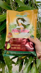 Phân Amoni sulphat DELTA 02X Hiệu RỒNG VÀNG – Chuyên Kích Thích Ra Hoa Xoài: Ra Hoa Đồng Loạt Mập Bông Xanh Lá Hạn Chế Chai Đầu Nghẹn Bông (Gói 1Kg)