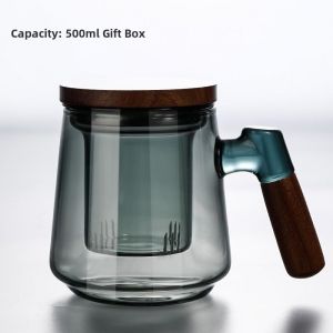 Tea Water Separation Glass Cup