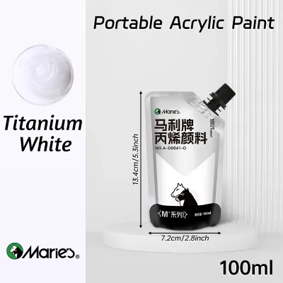 Marie’s | 100ml Maries Acrylic PaintAssorted ColorsWaterproofPigments for DIY CraftRockWoodProfessional Pigments for AdultsArtists