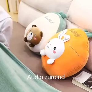 พร้อมส่ง หมอนผ้าห่ม หมอนซุกมือ มีผ้าห่มในตัว ของขวัญวันเกิด หมอนรูปสัตว์ ของขวัญปีใหม่