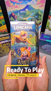 AZURITE SEA STARTER DECK | EMERALD & SAPPHIRE | DISNEY LORCANA SET 6 | ENGLISH EDITION