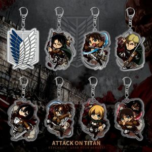 Bandai | Attack on Titan Wings of Freedom Anime Acrylic Keychain Drop Shipping Pendant Keyring Gift Cosplay
