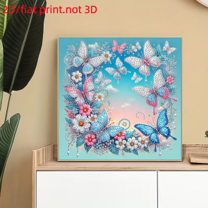 other | 2d/flat 1 Piece Diamond Painting Frameless Painting fir tree floral pattern canvas Material Valentines Day gift wall Decor